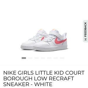 Nike girls little kid court shoe